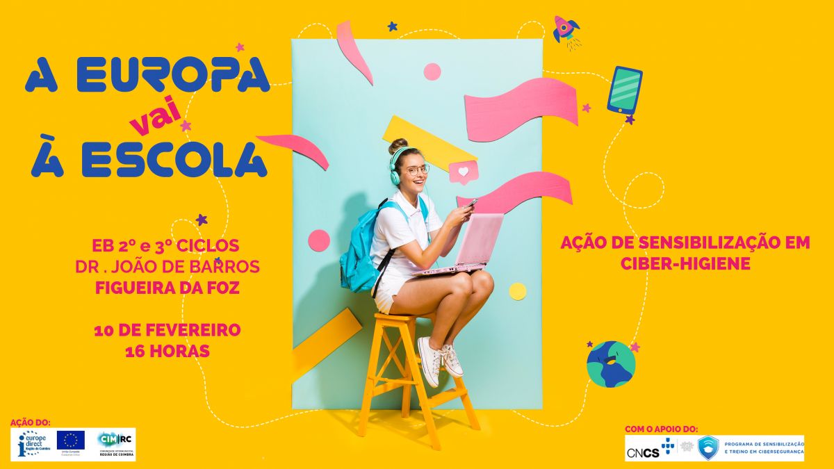 A Europa Vai  Escola ( Ciber-Higiene)