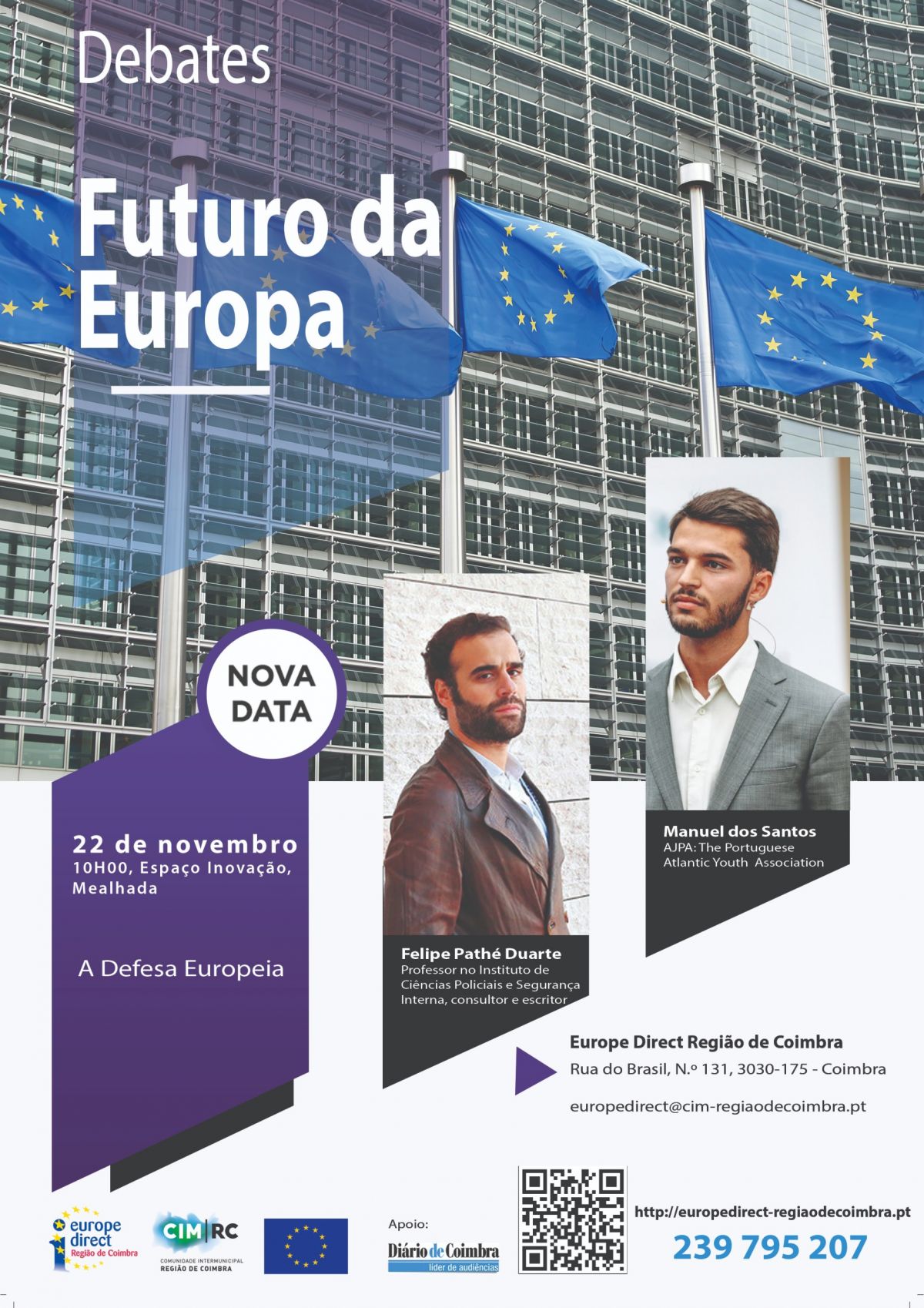 Europe Direct Regio de Coimbra debate o Futuro da Europa