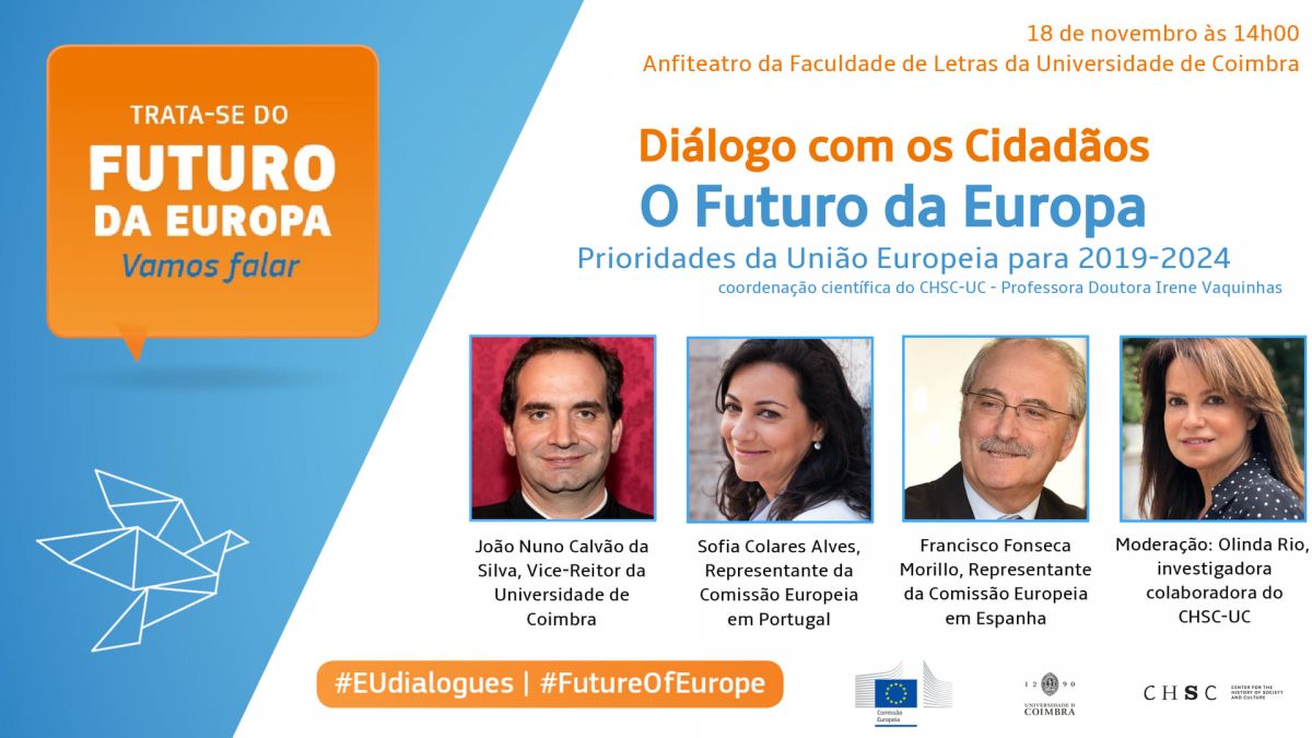 As prioridades da nova Comisso Europeia em dilogo na Universidade de Coimbra 