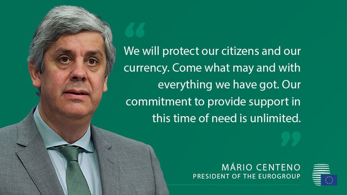 Eurogrupo chega a acordo sobre poltica econmica de resposta a COVID-19