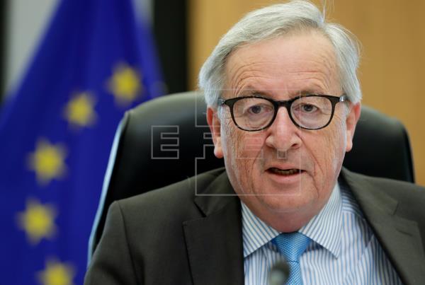 Presidente da Comisso Europeia, Jean-Claude Juncker, discursa em Sintra no Frum do Banco Central Europeu